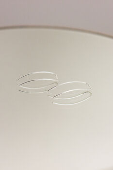 Sterling Silver Curved Ear Threads, 4 of 6