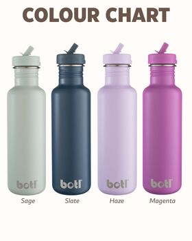 800ml Tough Stainless Steel Lightweight Bottle, 2 of 6