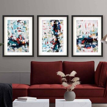 Set Of Three Modern Abstract Art Prints Set, 3 of 7