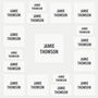 Personalised Simple Design Name Labels Pack 144 Labels, thumbnail 1 of 4