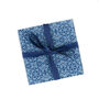 Liberty Print Blue Flower Coaster Set, thumbnail 5 of 10