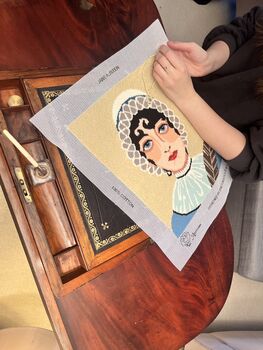 Jane Austen Tapestry Kit With 100% British Wool, 4 of 5