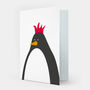 Mr Penguin Christmas Card, thumbnail 1 of 2