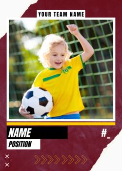 Personalised Soccer Trading Cards Giant Marshmallow Gift, 7 of 12