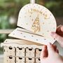 Personalised Wooden Toy Cutout Advent Calendar, thumbnail 2 of 10