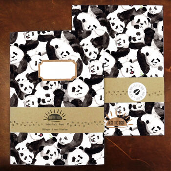 Embarrassment Of Pandas Print A5 Lined Journal, 3 of 10