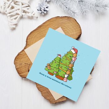 Cute Christmas Tree Card, 5 of 8