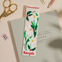 Personalised Birth Flower Bookmark, thumbnail 3 of 6