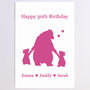 Personalisable Birthday Bears Birthday Card, thumbnail 4 of 8