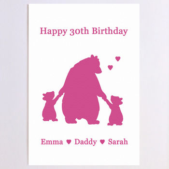 Personalisable Birthday Bears Birthday Card, 4 of 8
