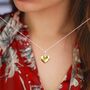 Personalised Hammered Gold Heart Locket, thumbnail 1 of 9