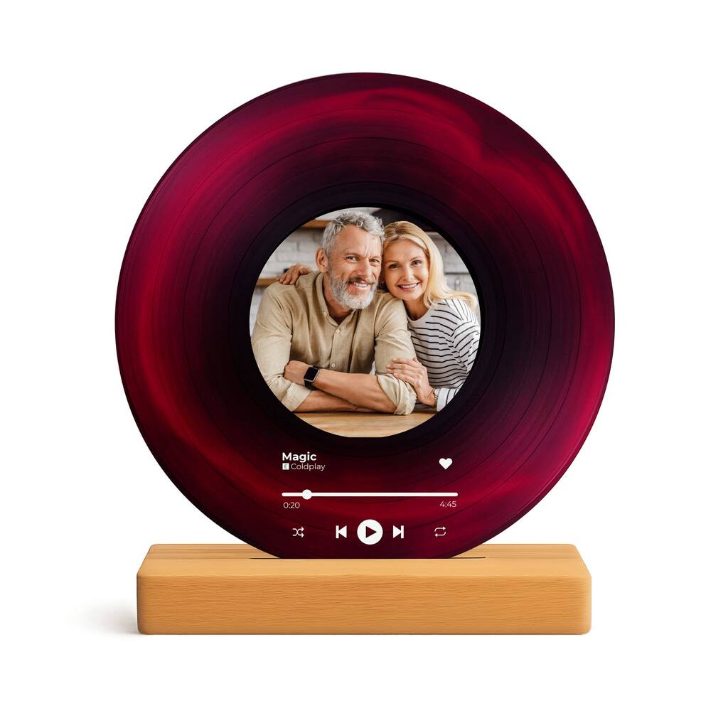 Personalised Music Plaque With Photo Printed, 1 of 11