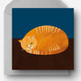 Ginger Moggy Cat Greetings Card, thumbnail 1 of 5