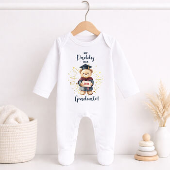 Personalised Graduation Baby Grow, 3 of 8