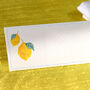 Lemon Menu And Place Card Set, thumbnail 7 of 9