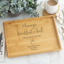 Personalised Wooden Breakfast In Bed Tray, thumbnail 4 of 6