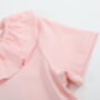 Isabelle Pink Collar Frill Top, thumbnail 4 of 11
