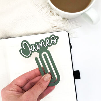 Custom Acrylic Bookmark Planner Clip, 3 of 6