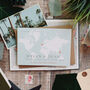 'Anna' Wedding Map Postcard Style Invitation, thumbnail 1 of 4