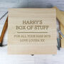 Personalised Wooden Garden Bits And Bobs Storage Box, thumbnail 1 of 4