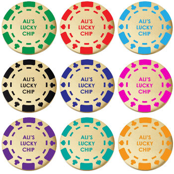 Personalised Poker Chip Brass Photo Coin Custom Message, 3 of 5