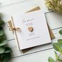 Anniversary Card With Wooden Heart And Twine, thumbnail 3 of 4