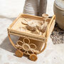 Wildflower Rattan Tea Cart – Pretend Play Trolley, thumbnail 3 of 5