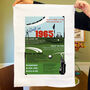 Birthday Gift For Golfer Personalised Birth Year Tea Towel, thumbnail 2 of 5