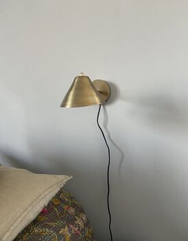 Antera Wall Lamp, Brass Finish, Iron, 5 of 8