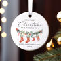 Personalised First Christmas As A Family Bauble, thumbnail 3 of 6