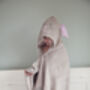 Personalised Bunny Bamboo Soft Hooded Towel, thumbnail 8 of 10