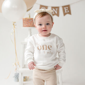 The 'One And Only' 1st Birthday Sweatshirt, 3 of 11