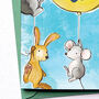 New Baby Card Hello Little One Woodland Animals, thumbnail 4 of 5