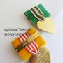 Heart Of Gold Personalised Medal, thumbnail 3 of 7