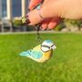 Wooden British Bird Keyring, thumbnail 9 of 11