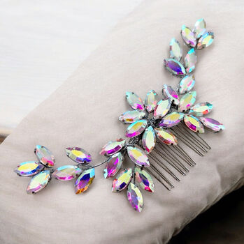 Mirror Crystal Hair Comb, 3 of 3