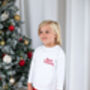 Family Christmas 'Believes' Personalised Pyjamas Available In Red And Green, thumbnail 4 of 12