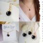 Black Onyx Hoop Earrings And Necklace, thumbnail 7 of 10