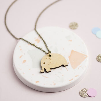 Wooden Elephant Necklace, 4 of 12