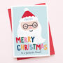 Cute Santa Niece Christmas Card, thumbnail 1 of 2