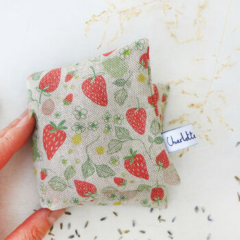 Strawberries Lavender Eye Pillow, 5 of 5