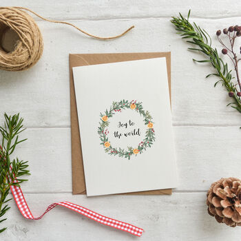 Christmas Wreath Card Pack, 3 of 4