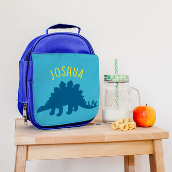 Personalised Insulated Dinosaur Lunch Bag, 2 of 12