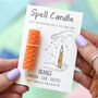 Orange Spell Candle Ambition, Luck And Success, thumbnail 1 of 2