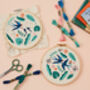 Beginner Summer Swallows Embroidery Kit, thumbnail 4 of 5