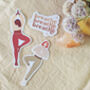 Yoga Pose Stocking Filler Sticker Set, thumbnail 1 of 4