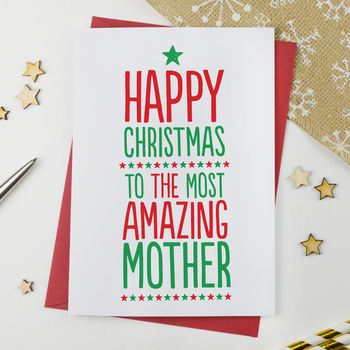 Amazing Mum, Mummy Christmas Card, 3 of 3