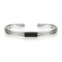Maharani Men's Black Onyx Sterling Silver Cuff, thumbnail 4 of 6