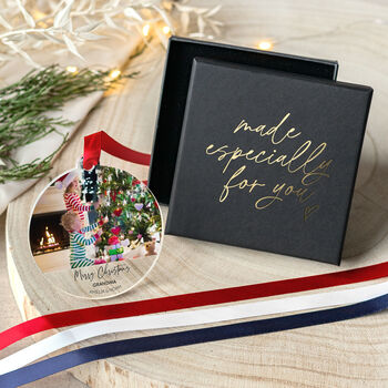 Christmas Photo Ornament For Grandma 2025, 4 of 8
