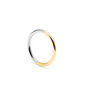 Two Tone Recycled 18k Yellow And White Gold Halo Band, thumbnail 1 of 5